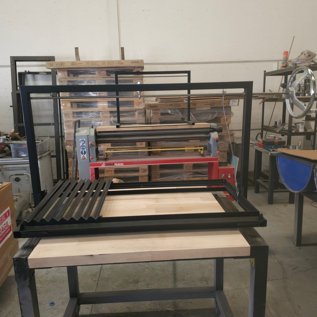 Parrilla Argentina Grill en V Modular #TallerDelBBQ | Sistema Elevable | Para Leña o Carbón | Estilo Santa María | Desmontable  | La Gaucha