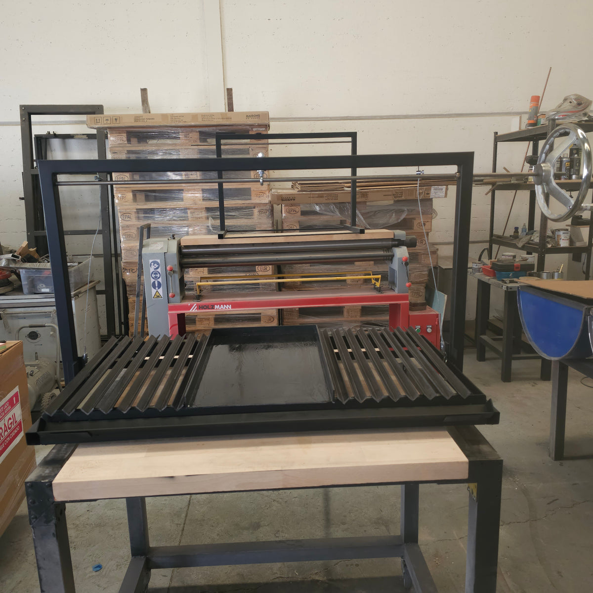Parrilla Argentina Grill en V Modular #TallerDelBBQ | Sistema Elevable | Para Leña o Carbón | Estilo Santa María | Desmontable | La Gaucha