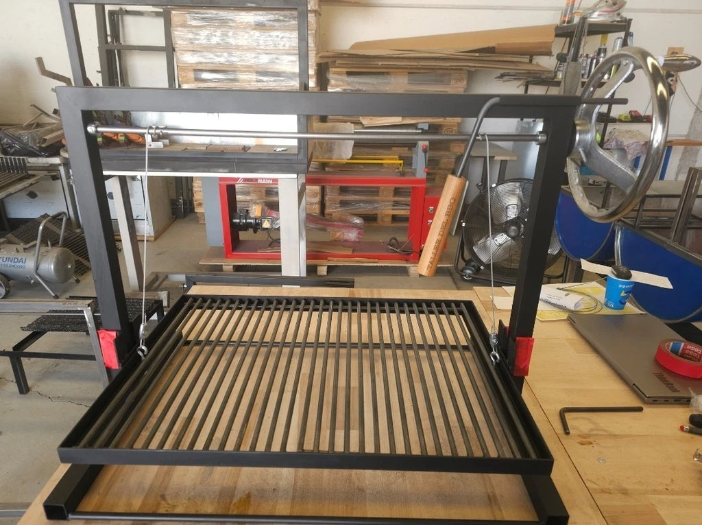 Parrilla Argentina Grill #TallerDelBBQ| Estilo Santa María Acero Reforzado